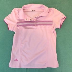 Adidas girls golf shirt